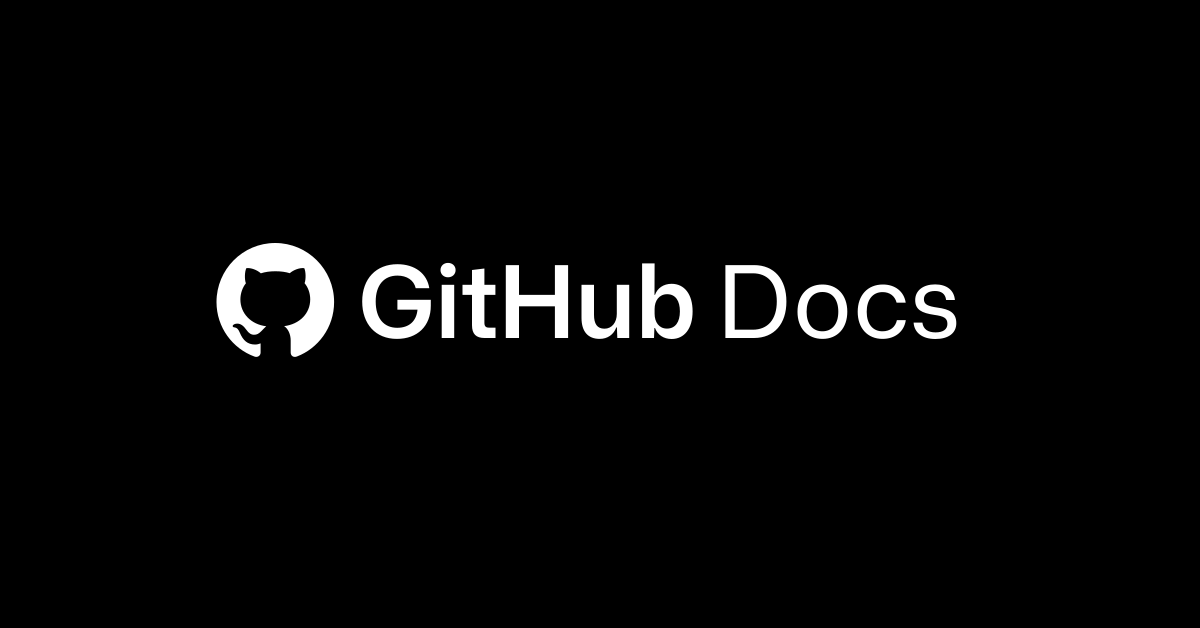The GitHub Docs logo and wordmark